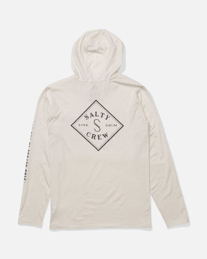 Salty Crew Tippet Hood Tech Tee White