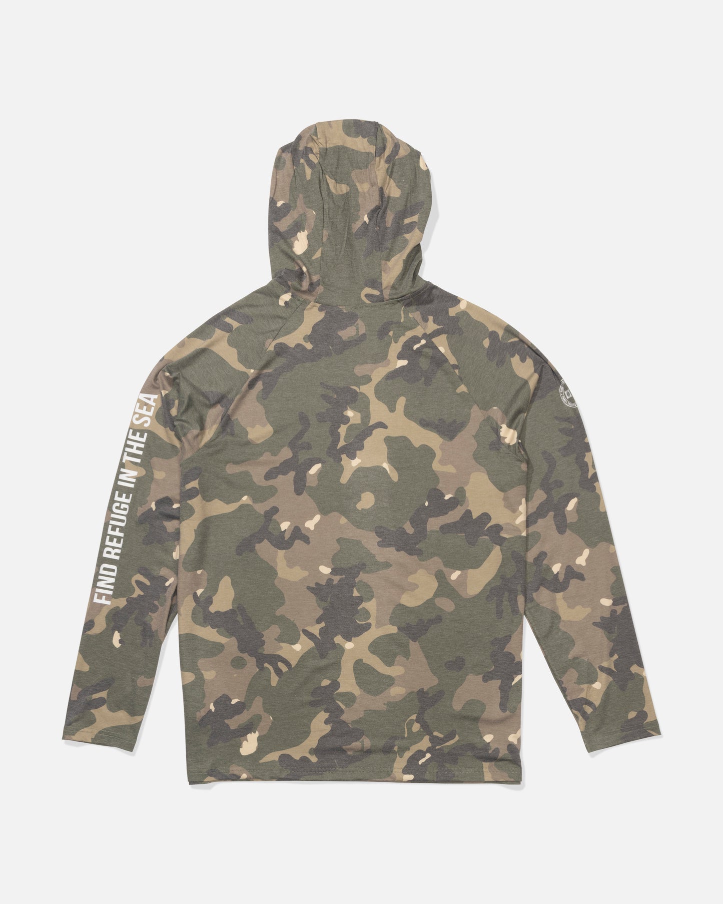 Salty Crew Mariner Hood Tech Tee Camo