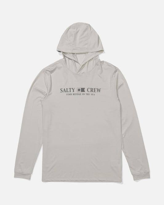 Salty Crew Flagship Hood Sunshirt Heather