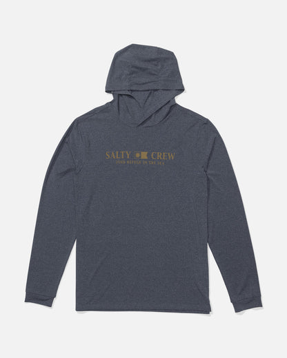 Salty Crew Flagship Hood Sunshirt Navy