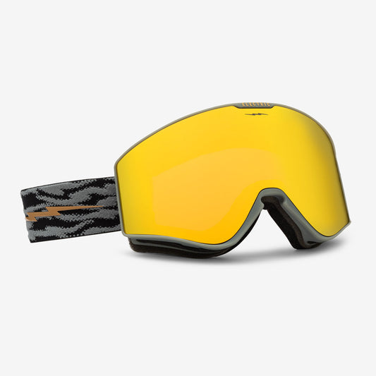 Electric EK2 Snowboard Brille Fog Preto Ouro/Ouro Castanho 