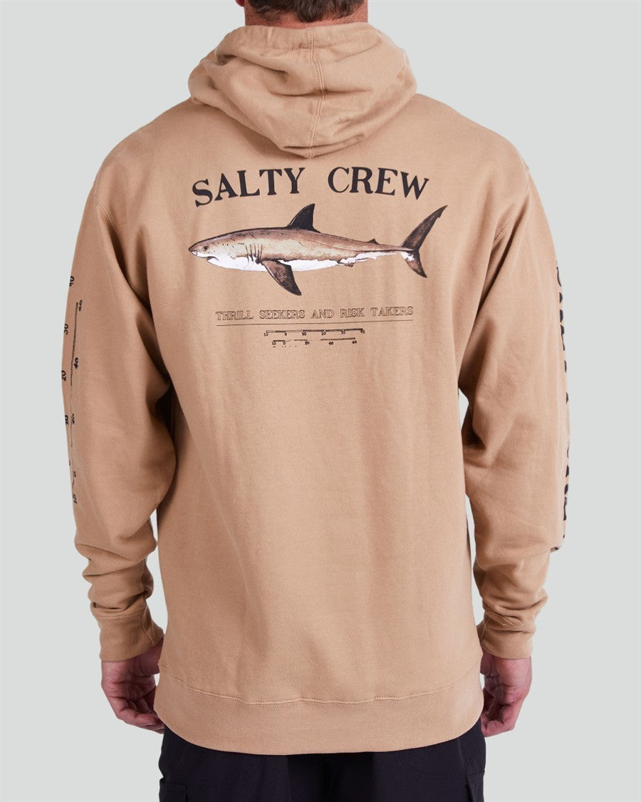 Salty Crew Bruce Hood Fleece - Sandstone