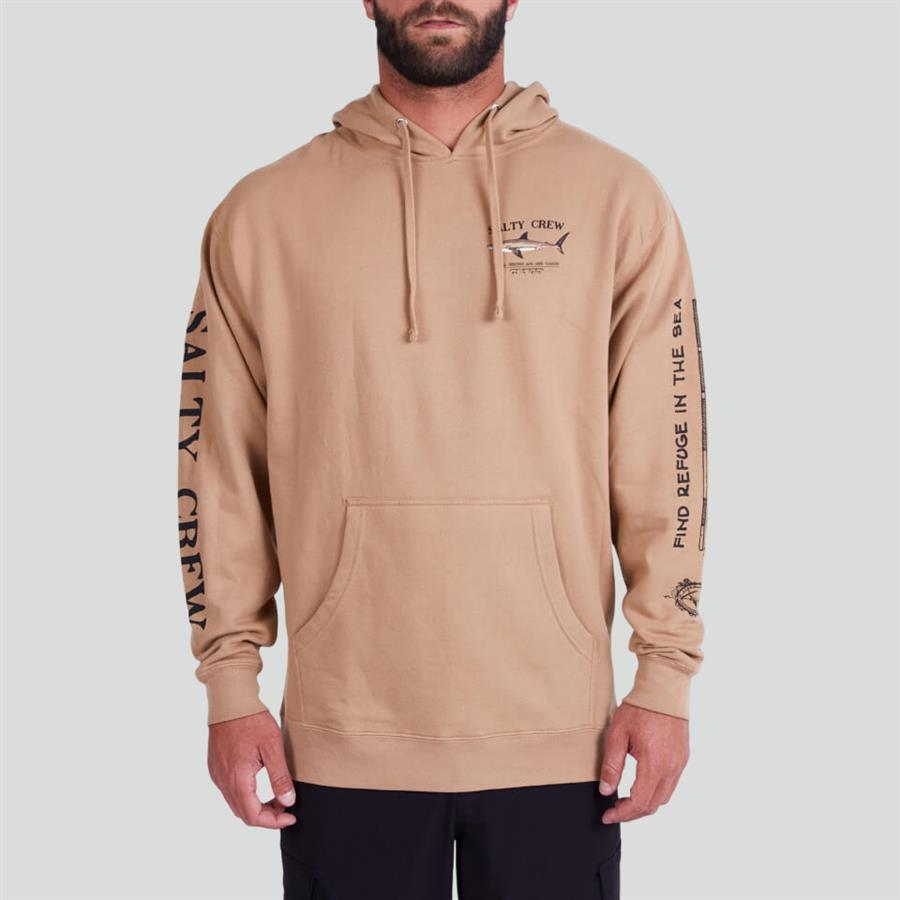 Salty Crew Bruce Hood Fleece - Sandstone