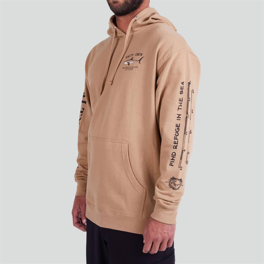 Salty Crew Bruce Hood Fleece - Sandstone