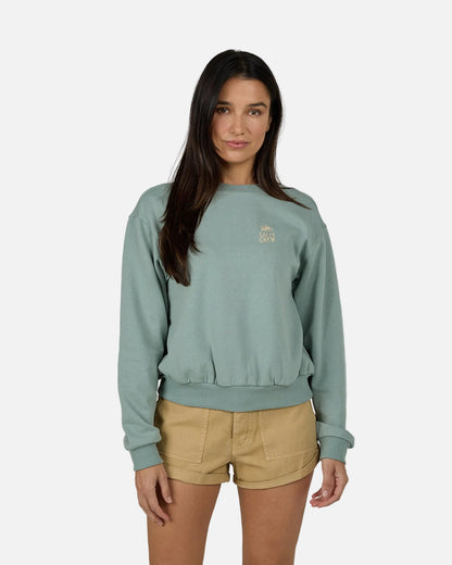 Salty Crew Island Time Sweatshirt Sage