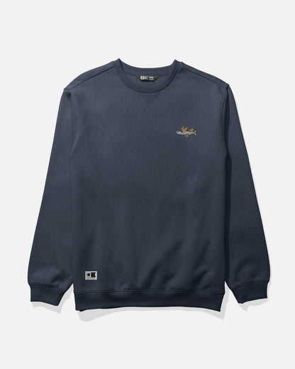 Salty Crew Worn In Crew Fleece Navy