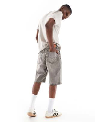 Levis 469 Loose Shorts Grey