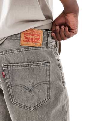 Levis 469 Loose Shorts Grey