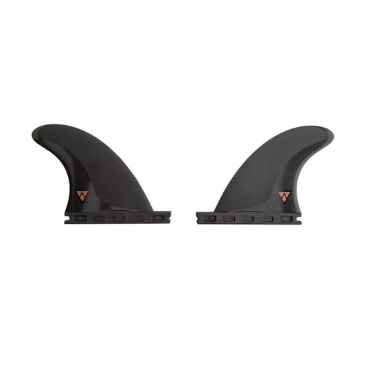 FUTURES Quad Rear Fin Set Sym Alpha Black 6.5
