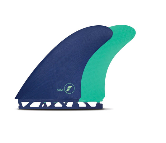 Futures Twin Fin Set Akila Fiberglass