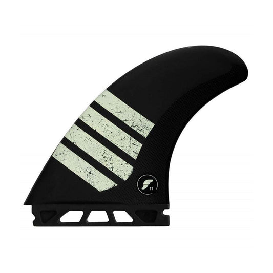 Futures Twin Tri Fin Set T1 Alpha N/A Black