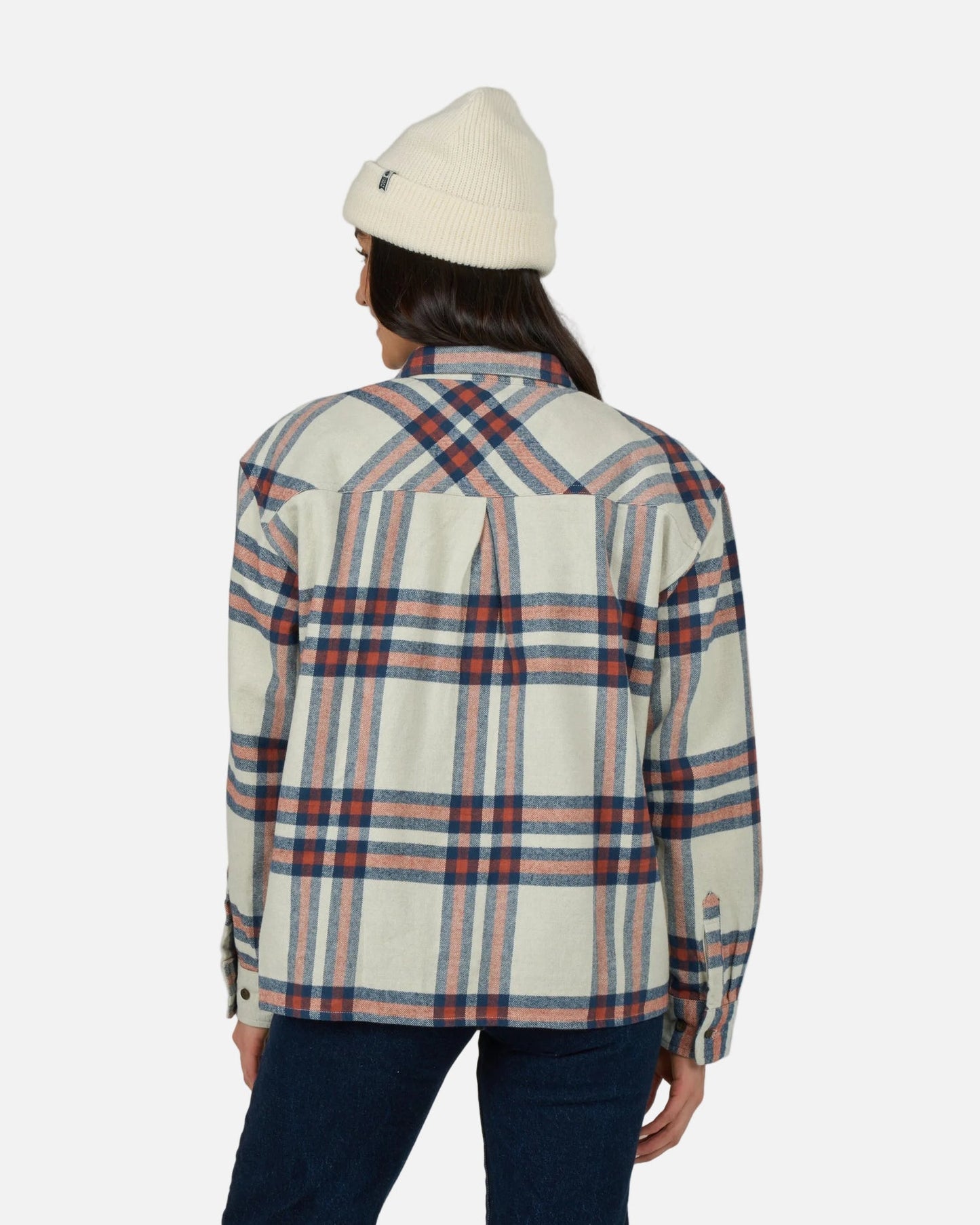 Salty Crew Nomad Flannel Midnight Navy