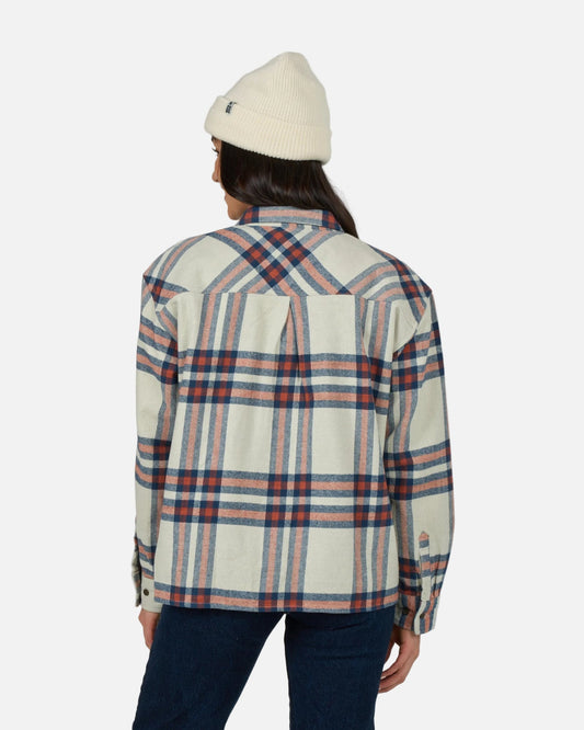 Salty Crew Nomad Flannel Midnight Navy