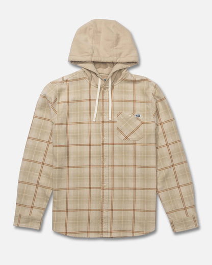 Salty Crew Whitewash Hooded Flannel