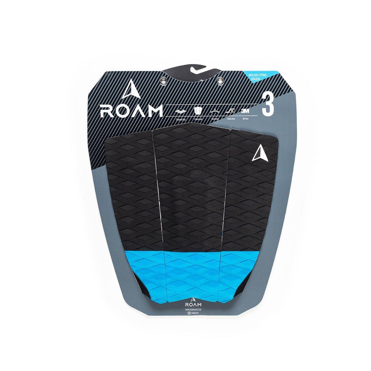 ROAM Footpad Deck Grip Traction Pad 3-tlg