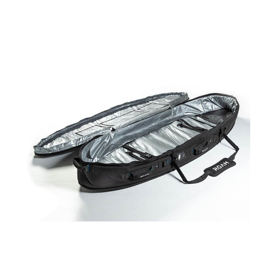 ROAM Boardbag Surfboard Coffin Double Triple Grey