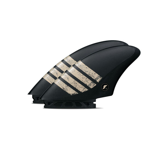 FUTURES Twin Fin Set K2 Keel Alpha Unisize Black