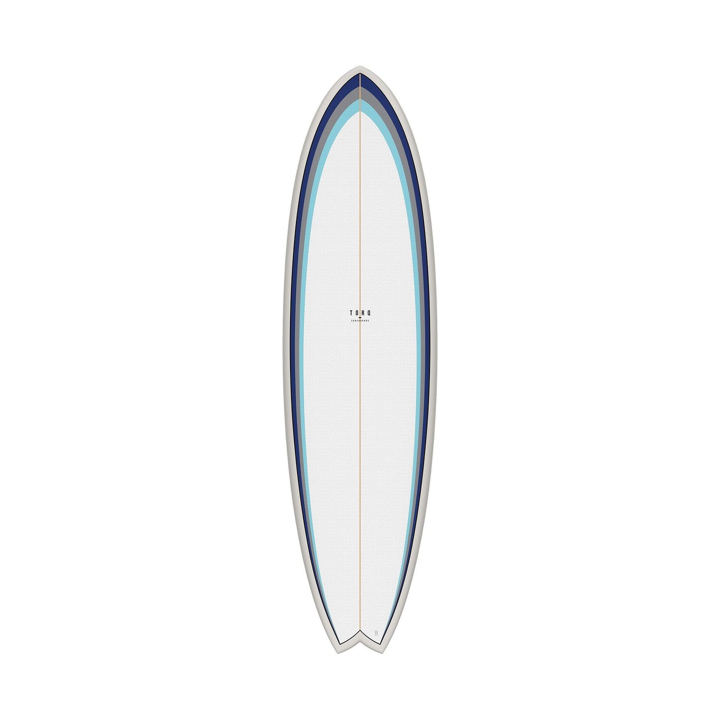 TORQ TET 7.2 MOD Fish Classic 3.0 Surfboard x 22 1/2 53 White