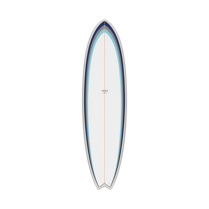 TORQ TET 7.2 MOD Fish Classic 3.0 Surfboard x 22 1/2 53 White