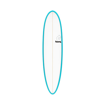 Surfboard TORQ TET 7.6 MOD Fun Blue Pinline x 21 1/2 52 Funboard