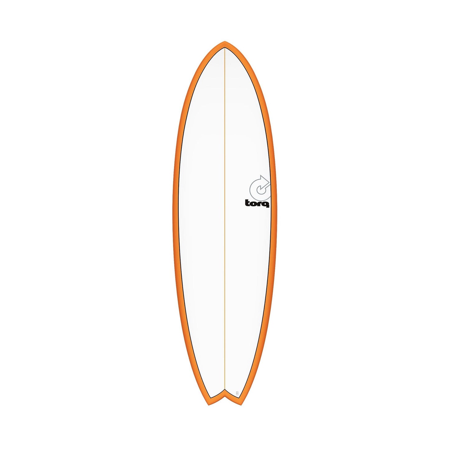 Surfboard TORQ TET MOD Fish Orange Rail