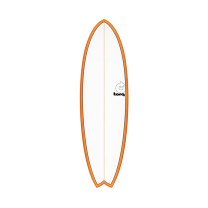Surfboard TORQ TET MOD Fish Orange Rail