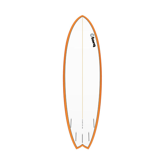 Surfboard TORQ TET MOD Fish Orange Rail