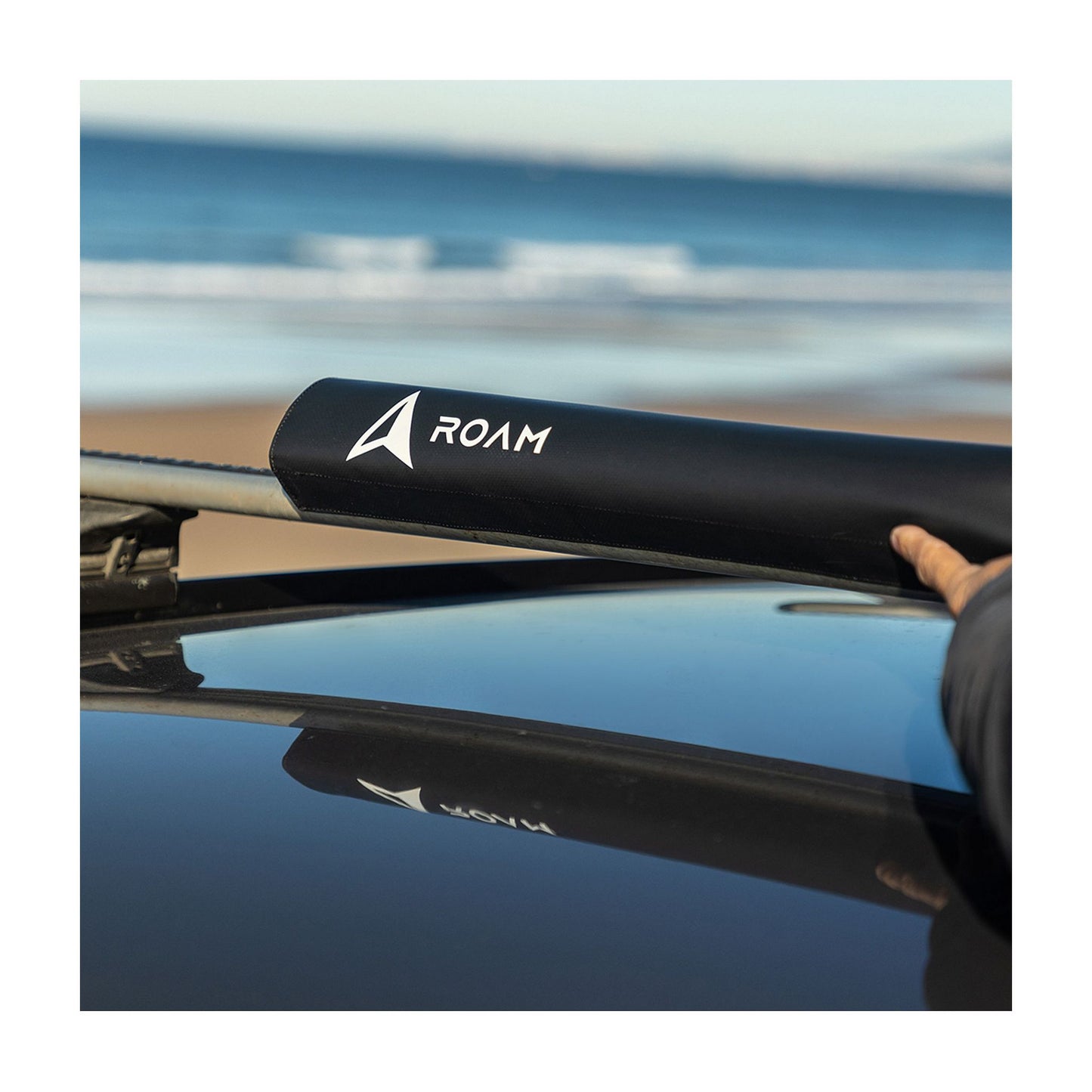 ROAM Round roof pad for surfboards Black