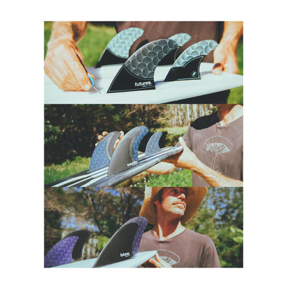 FUTURES Twin Tri Fin Set RASTA Alpha