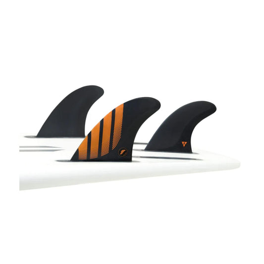 FUTURES Thruster Fin Set P6 Alpha M Orange 6.3
