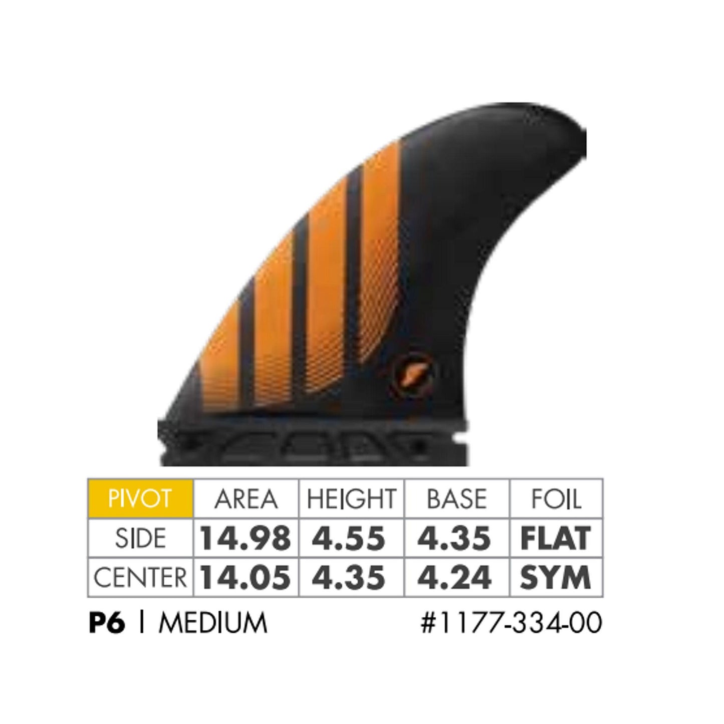 FUTURES Thruster Fin Set P6 Alpha