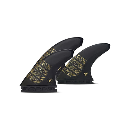 FUTURES Thruster Fin Set VECTOR 3/2 Alpha M Gold