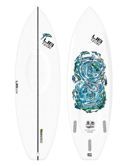 LIB TECH Whirlpool Surfboard 5'4