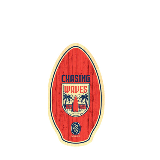Skimboard SkimOne wood Chasing Waves 90 x 51 Red