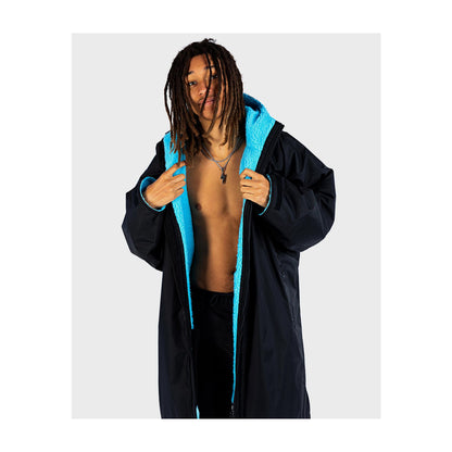 DRYROBE Advance Long Sleeve Black Blue XXL Schwarz Blau Adult