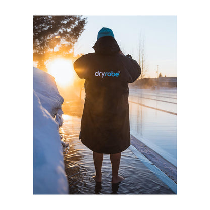 DRYROBE Advance Long Sleeve Black Blue XXL Schwarz Blau Adult