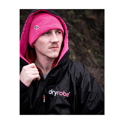 DRYROBE Advance Long Sleeve Black Pink XXL Schwarz Pink Adult