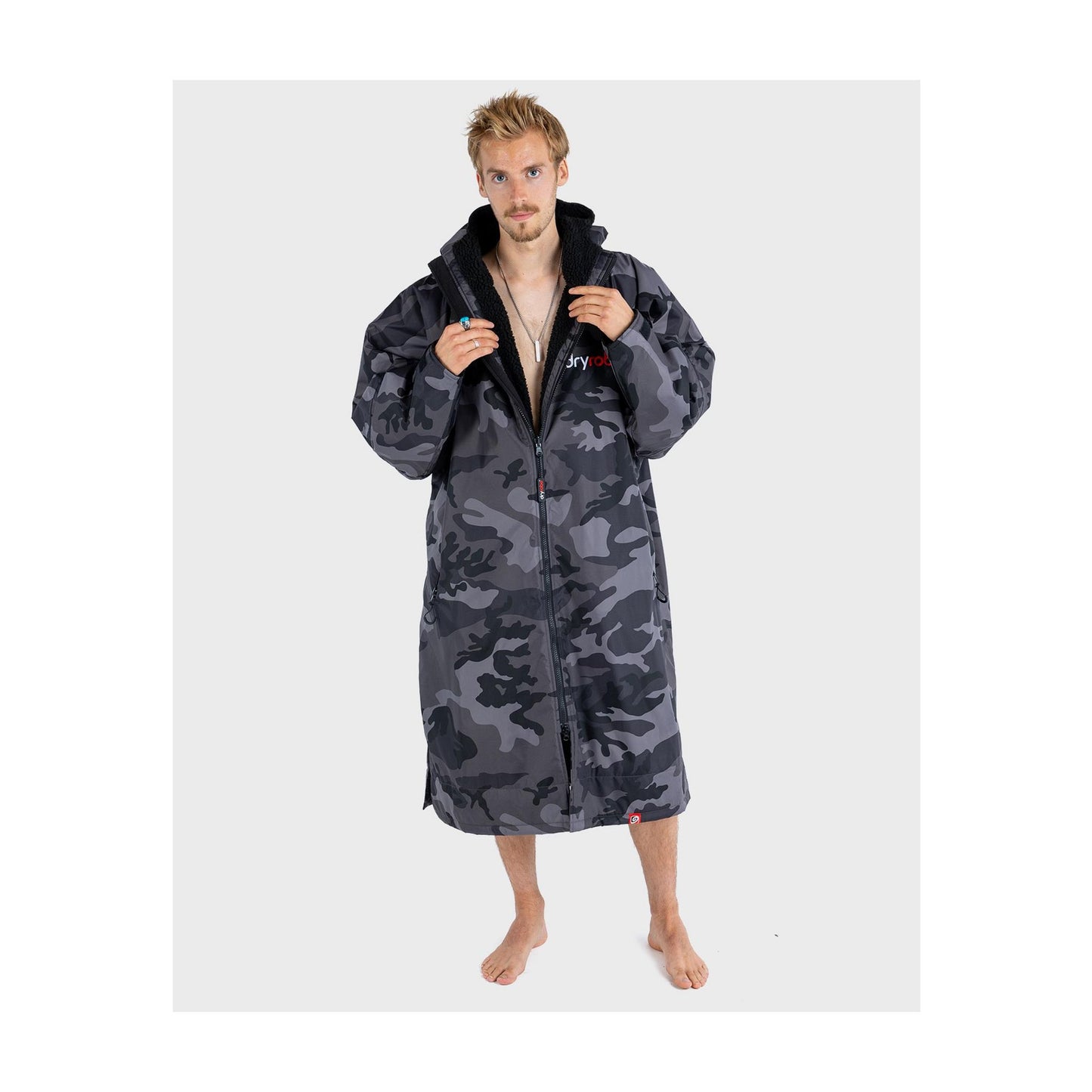 DRYROBE Advance Long Sleeve Black Camo XXL Schwarz Camo Adult