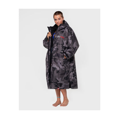 DRYROBE Advance Long Sleeve Black Camo XXL Schwarz Camo Adult