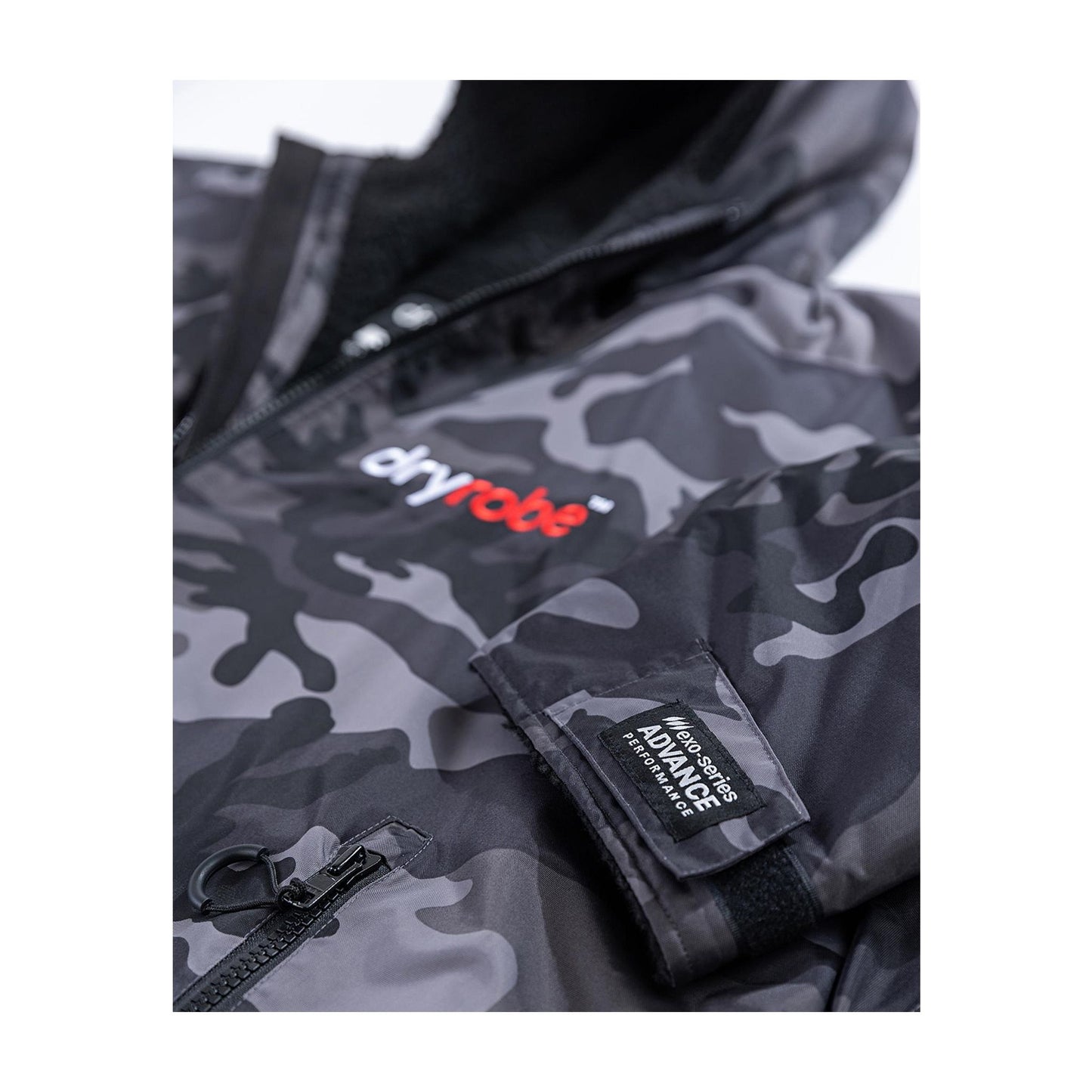 DRYROBE Advance Long Sleeve Black Camo XXL Schwarz Camo Adult