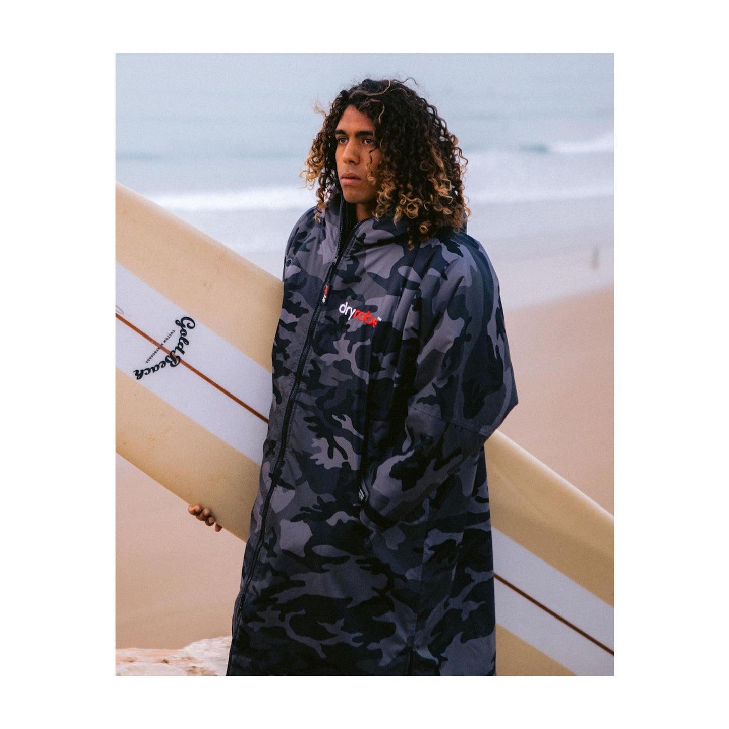 DRYROBE Advance Long Sleeve Black Camo XXL Schwarz Camo Adult