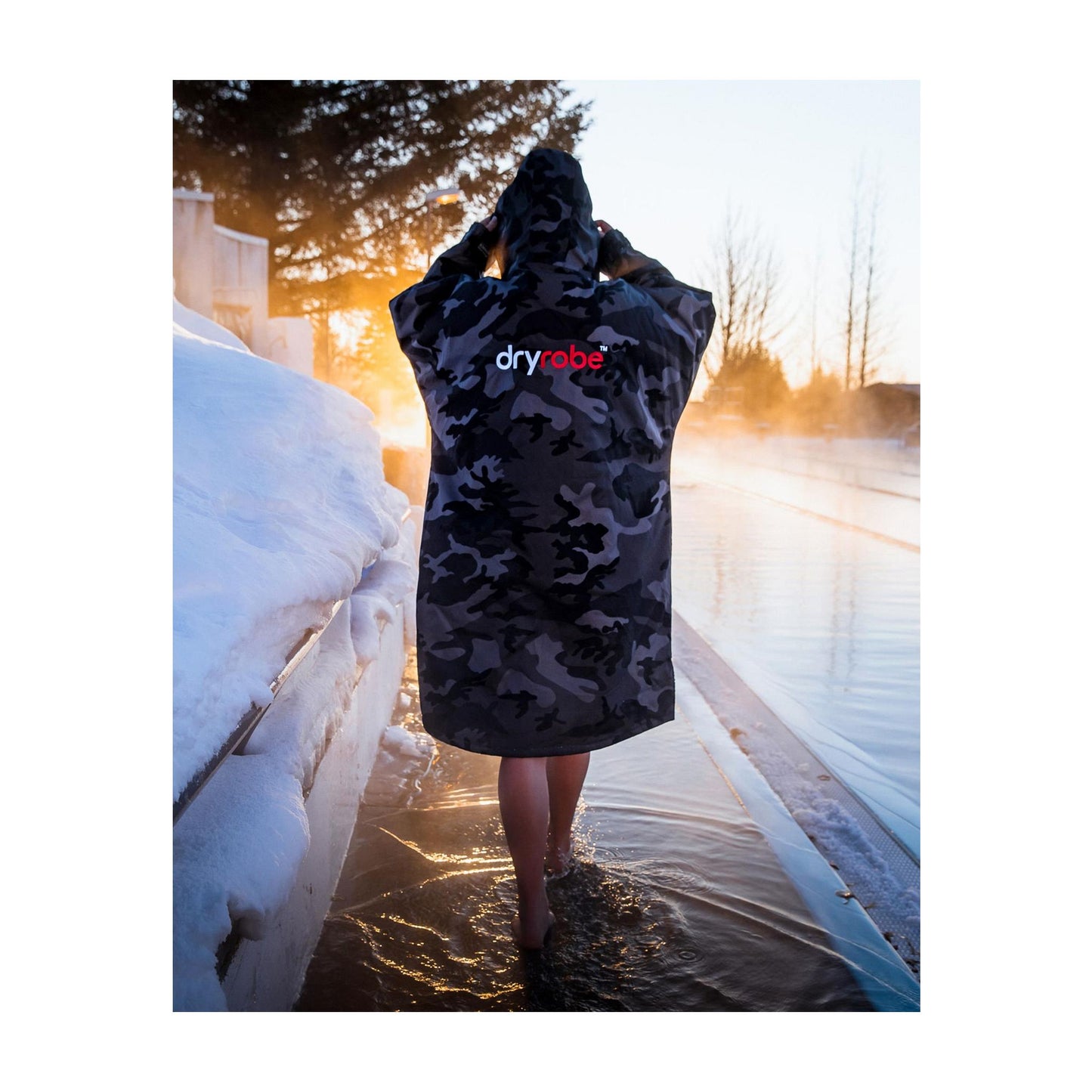 DRYROBE Advance Long Sleeve Black Camo XXL Schwarz Camo Adult