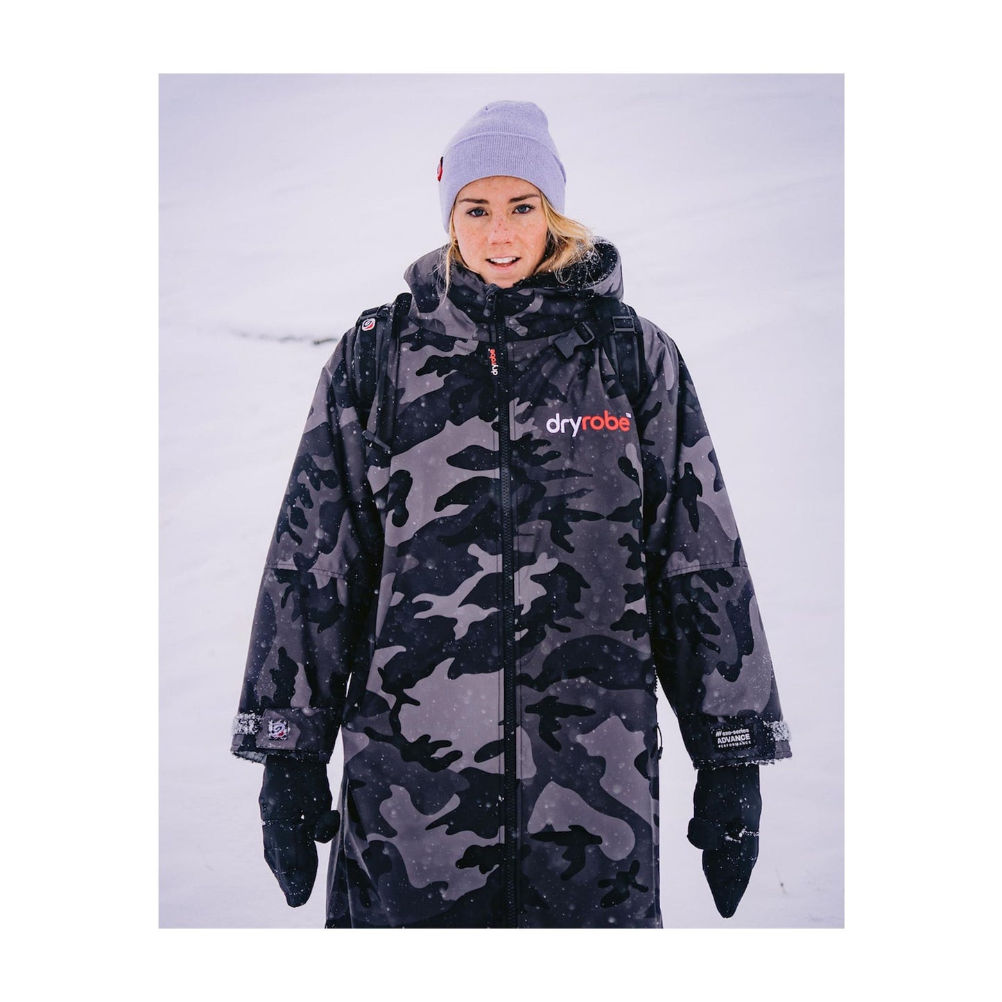 DRYROBE Advance Long Sleeve Black Camo XXL Schwarz Camo Adult