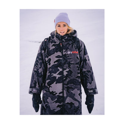 DRYROBE Advance Long Sleeve Black Camo XXL Schwarz Camo Adult