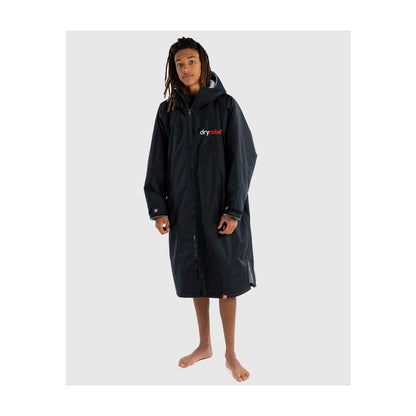 DRYROBE Advance Long Sleeve Black Gray XXL Schwarz Grau Adult
