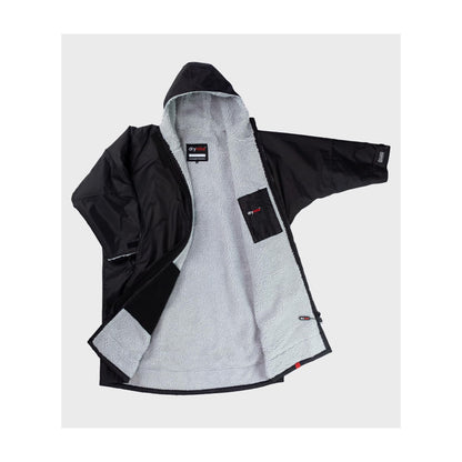 DRYROBE Advance Long Sleeve Black Gray XXL Schwarz Grau Adult