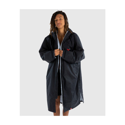 DRYROBE Advance Long Sleeve Black Gray XXL Schwarz Grau Adult