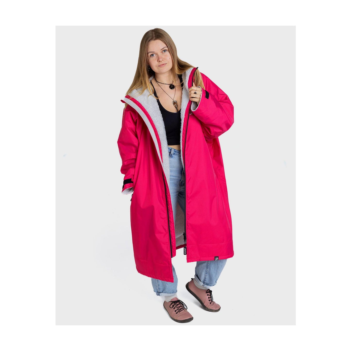 DRYROBE Advance Long Sleeve Pink Light gray XXL Pink Hellgrau Adult