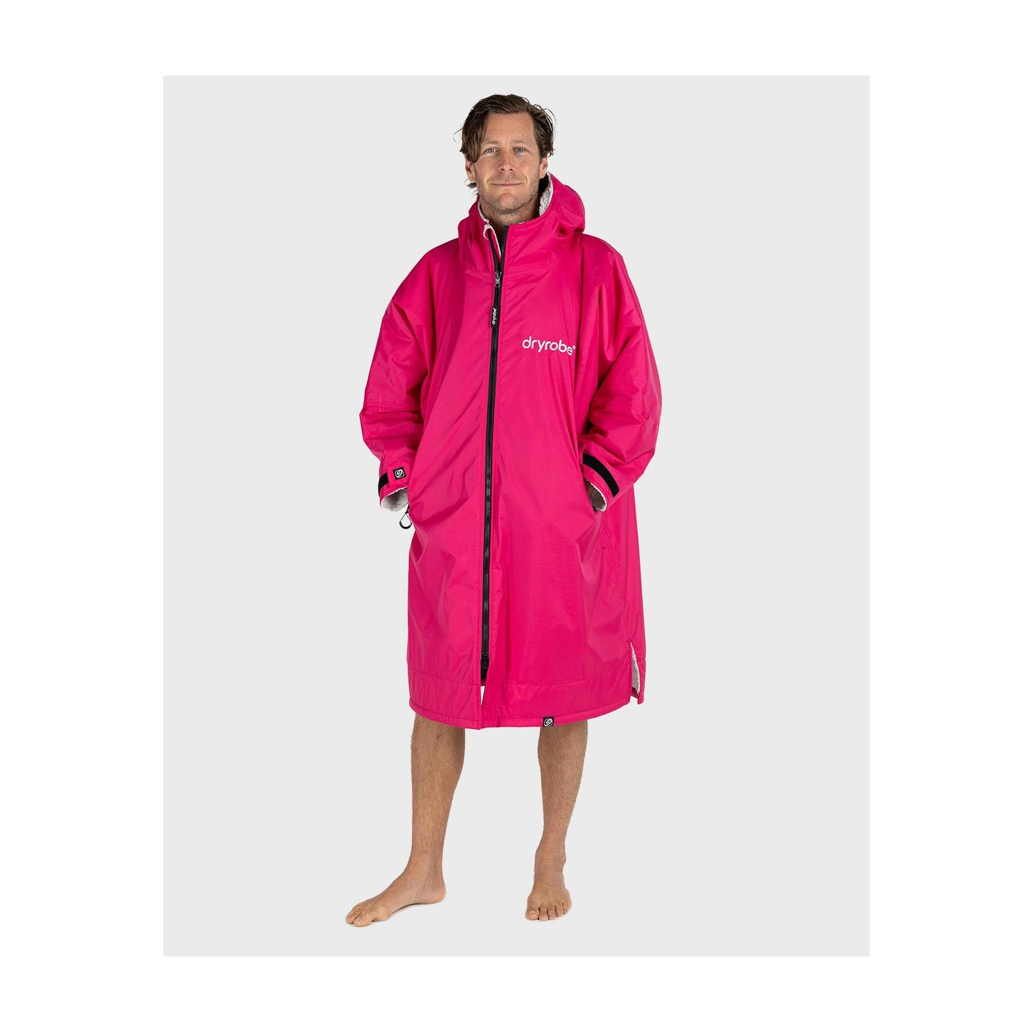 DRYROBE Advance Long Sleeve Pink Light gray XXL Pink Hellgrau Adult