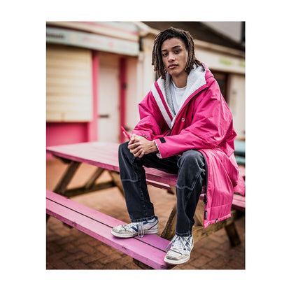 DRYROBE Advance Long Sleeve Pink Light gray XXL Pink Hellgrau Adult